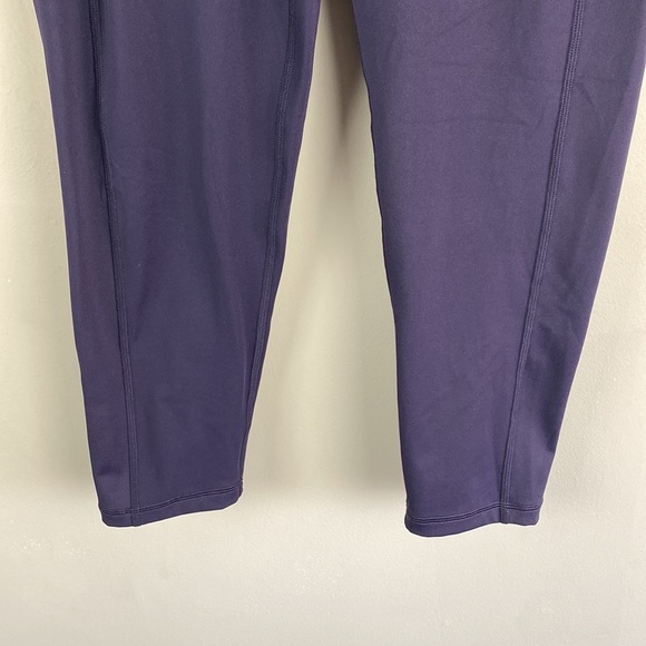Zyia Brilliant Purple Capri Leggings Size 8-10 - Picture 4 of 12